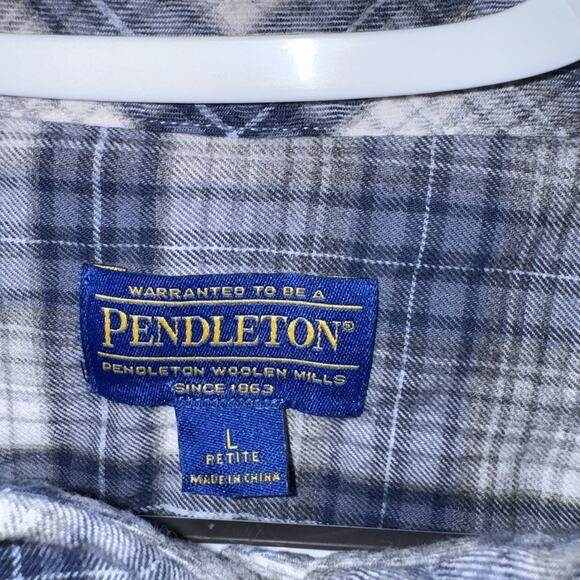 Pendleton Woolen Mills Mens Shirt L Fitted Plaid Button Down - Picture 5 of 6